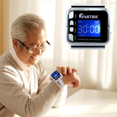 LLLT High Blood Sugar Laser Therapy Watch for Diabetes Cholesterol Hypertension Physiotherapy Medical Device