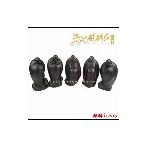 Maitreya kylin Red Buddha smile blessing blessing in front lead star Five blessings descend upon the house of