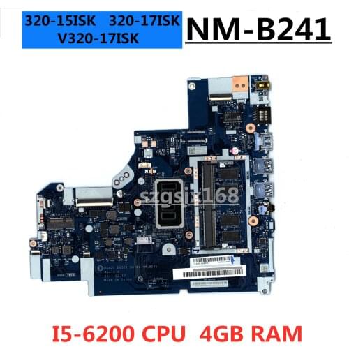 NM-B241 FOR Lenovo 320-15ISK 520-15ISK Laptop Motherboard i3-6006U 4GB DG421 DG521 DG721 NM-B241 original de 100% Testado traba