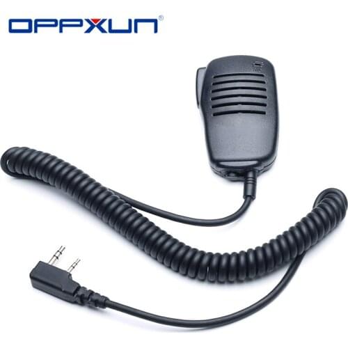 Mini Microphone PTT Speaker Mic for Walkie Talkie Kenwood BAOFENG UV5R UV-5R 888S A52 PUXING WOUXUN Two Way Radio