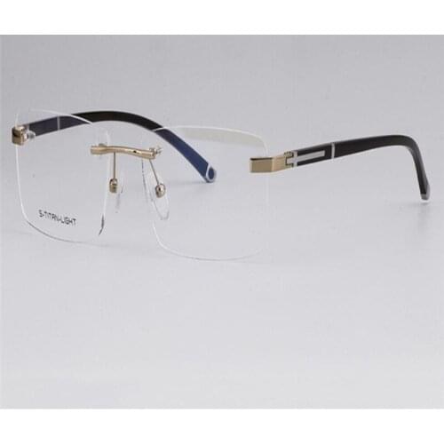 MONGOTEN Brand Design Men Fashion Business Rimless Alloy Progressive Multi-focal Lens Eyewear See Near Far Reading Eyeglasses