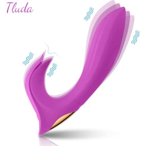 Powerful G-Spot Dildo Vibrator for Women Soft Silicone Female Clitoris Stimulator Rabbit Vibrators Erotic Sex Toys For Adults 18