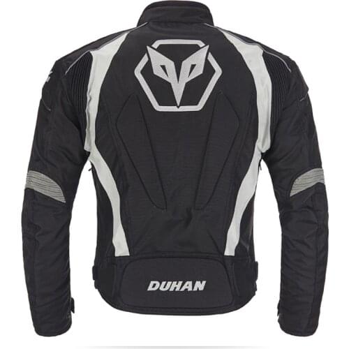 DUHAN Mens Racing Jacket Motorcycle Riding Jackets Motocross Warm Clothes Breathable Protector Motorbike Jersey