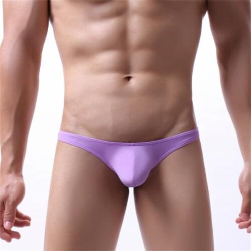 Mens Erotic Hot G-String Underwear T-Back Lingerie Sexy Bulge Pouch Thongs Underpants Low-Rise Thongs Open Butt Briefs Panties