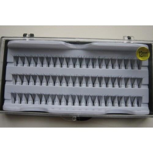 Single eyelashes false eyelashes balf engraft wool natural slender 12mm False eyelashes