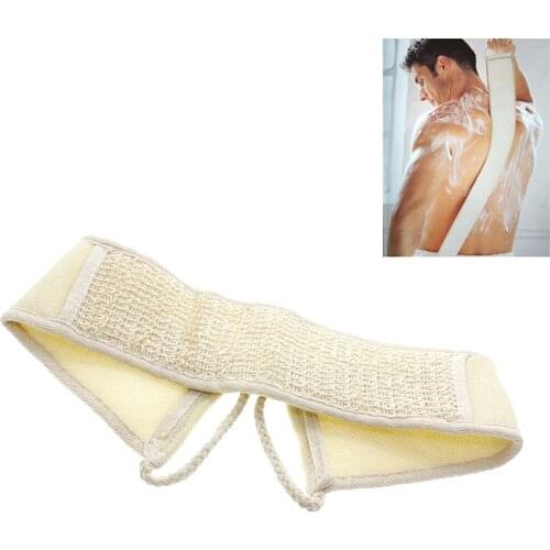 Natural Soft Exfoliating Loofah Back Strap Bath Shower Unisex Massage Spa Scrubber Sponge Body Skin Health Cleaning Tool