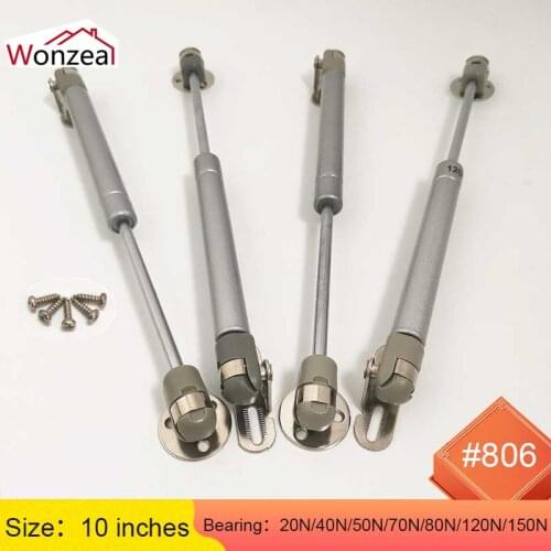 8 inch Bearing bullet shape head support Lift Up Hydraulic Gas Spring fitting for small cabinet kitchen Cupboard
