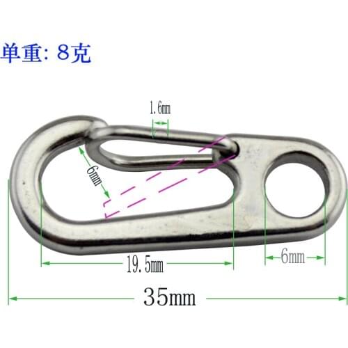 Keychain Spring Clasps Climbing Carabiners Camping Bottle Hooks Paracord Tactical Survival Gears