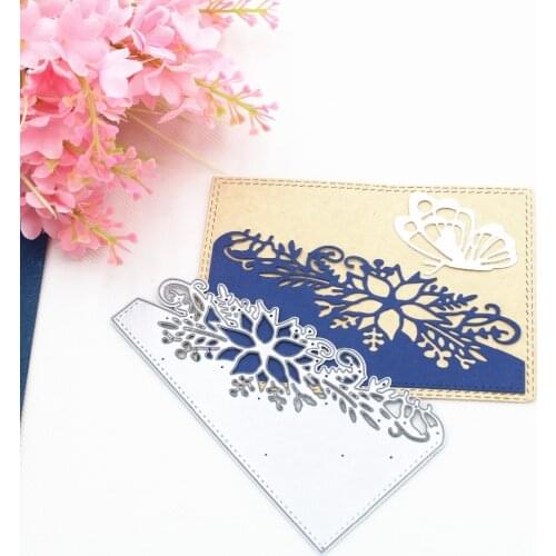 1pcs Empty lace DIY Scrapbooking Photo Album Paper Card Craft Cute Embossing Metal Cutting Dies Stencils Scrapbooking