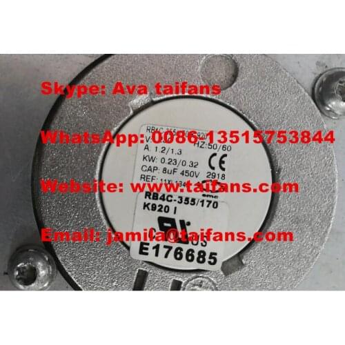 RB4C-355/170 K-920 cooling fan RB4C-355/170 K-920I for ACS800 frequency converter inverter 200KW/250KW/315KW