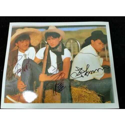 Hand Signed Little Tiger Nicky Wu Julian Chen Alec Su Autographed Photo GIFTS 8*10 052021B