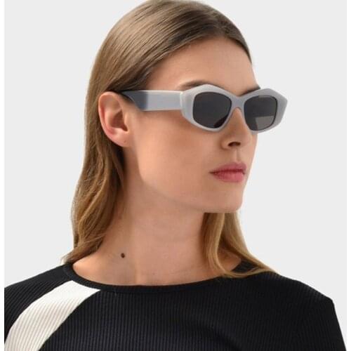 Modern Retro Polygon Sunglasses Women Men Acetate Cay Eye Shades for Women Gradient Frame Glasses Sonnenbrille zonnebril dames