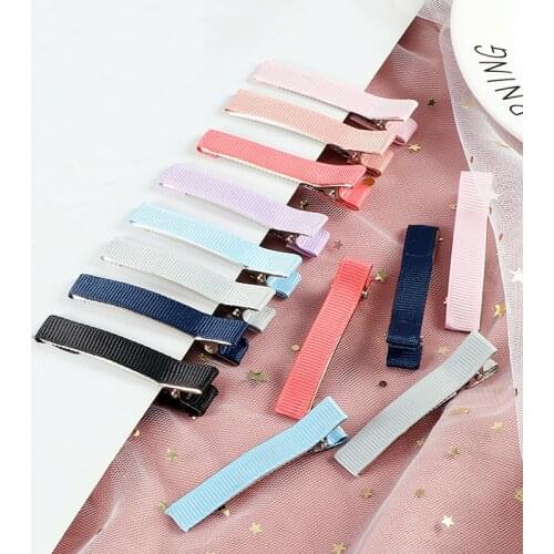 24Pcs/Set 12 Colors Women Girls Hair Clips Funny DIY Handwork Headwear Creative Fashion Cloth Hairpins Hair Accessories Barrette