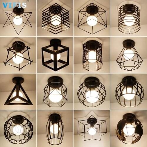 Iron aisle ceiling lights minimalist nordic vintage balcony kitchen ceiling lamp foyer iron entrance small ceiling lightsvintage