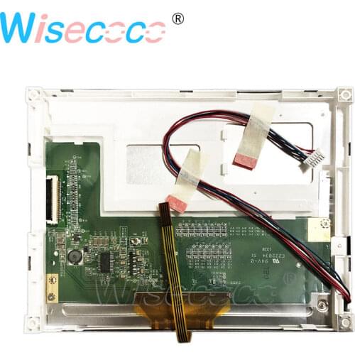 Wisecoco 5.7" TM057KBHG01 LCD Display Panel 33pins with 4-wire Resistive Touch Screen Digitizer for Industrial