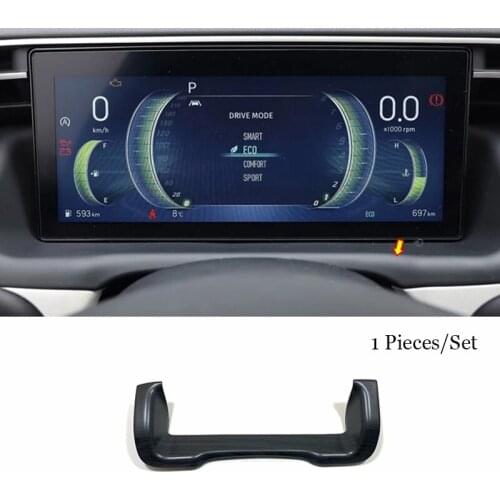 For Hyundai Tucson NX4 2021 2022 ABS Wood grain Car Dashboard Frame Decoration Cover Trim Styling Accessories 1pcs