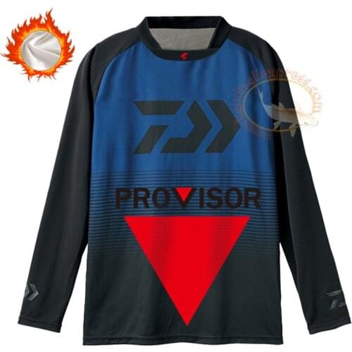 DAIWA Atumn Winter 2021 New Fishing Clothing XS-5XL Size Daiwa Clothing Fishing Shirt Keep Warm Fishing Clothes DAWA Camisas