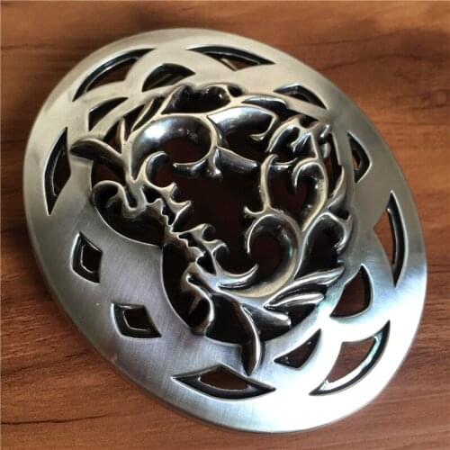 Alloy Openwork Heart-Shaped Belt Buckles For Belt Luxury Metal Belt Buckle Cowboy Accessories For Men AK0026