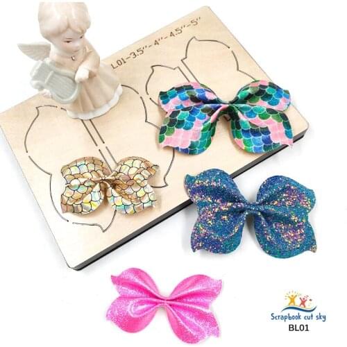 Bow DIY BL01 Muyu Wooden Mold Scrapbook Cutting Dies Suitable For Market General Machines