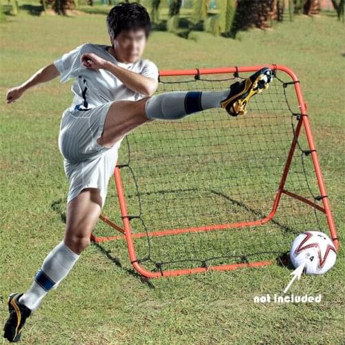 Football Rebound Net Door Steel Pipe Soccer Gate Bounce Practice Mesh Golf Baseball Hockey Shooting Assist Training Equipment