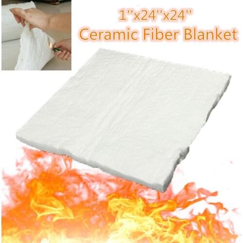 1Pc Ceramic Fiber Insulation High Temperature Range Corrosion Resistance High Strengt Aluminum Silicate Blanket for Wood Stoves