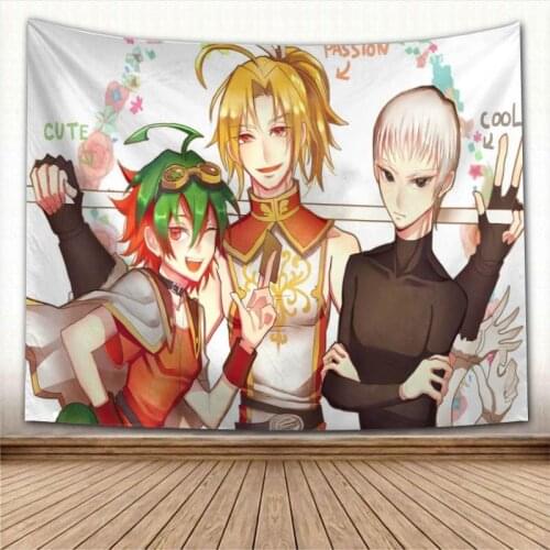 The Rising Of The Shield Hero Tapestry Home Decoration Wall Carpet Rectangular Modern Printing Fabric Yoga Mat Blanket Tapestry