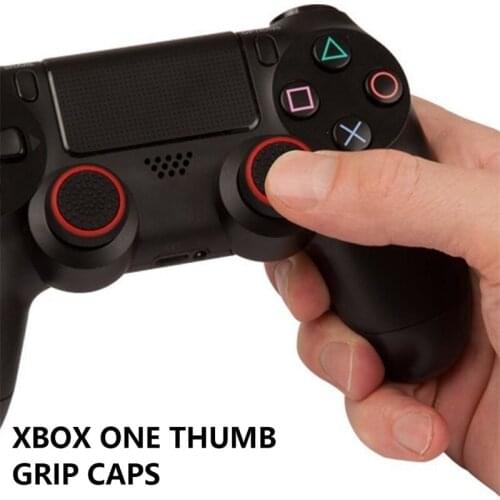 4pcs Silicone Analog Thumb Stick Grips Cover For Xbox 360 One Playstation 4 For PS4/PS3 Pro Slim Gamepad Cap Joystick Cap Cases