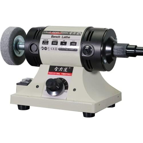 220V Multi-function Bench Lathe Jade Wood Rock Cutting Engraving Polishing Grinding Machine