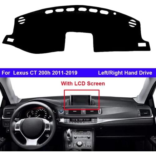 Car Inner Dashboard Cover For Lexus CT 200h 2011 - 2019 CT200h Auto Dash Mat Carpet Cape Sun shade Dashmat Pad 2018 2017 2016