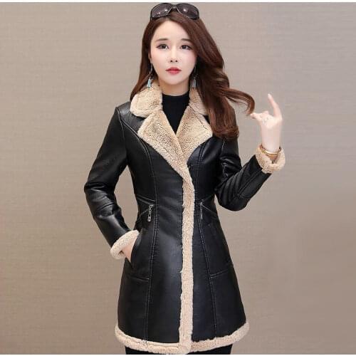 Women Full Sleeve Faux fur Long Coat Autumn And Winter Outwear Causal Style Overcoats