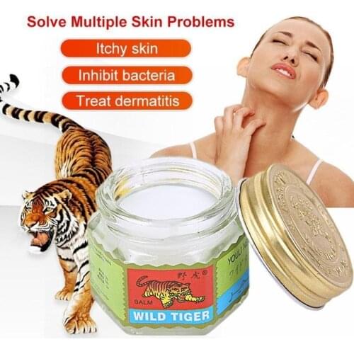 1pc Original Thailand Pain killer White Red Tiger Ointment Pain Relief Balm Ointment Muscle Pain Relief Ointment Soothe itch