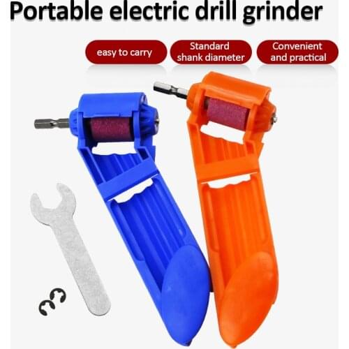 2-12.5mm Portable Drill Bit Sharpener Corundum Grinding Wheel Portable Powered Tool for Drill Polishing Wheel Drill Bit Sharp