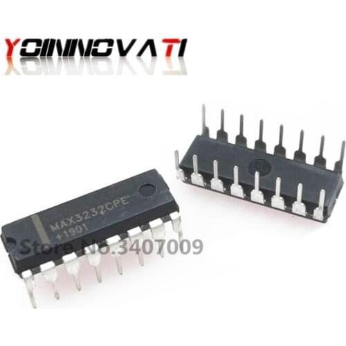 20pcs/lot MAX3232CPE MAX3232 Interface - driver / receiver / transceiver DIP
