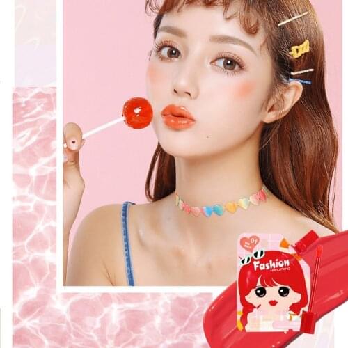 4 Color Glass Lip Glaze Waterproof Lipgloss Liquid Lip Gloss Vitamin Lip Glaze Repair Lips Moisturizing Lip Cosmetic TSLM1