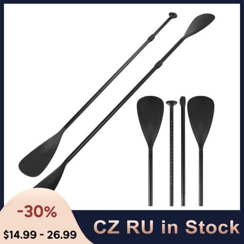 4 Pieces M2030-03 Dual Purpose SUP Paddle Adjustable SUP Paddle Kayak Paddle Boat Stand Up Paddle Board Kayak Accessories