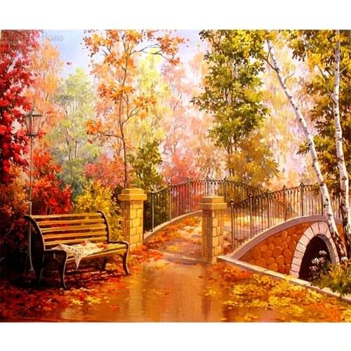 Diamond Embroidery Diy Diamond Painting Cross Stitch Kits Diamond Mosaic Bridge Full Square Diamond Embroidery CS250
