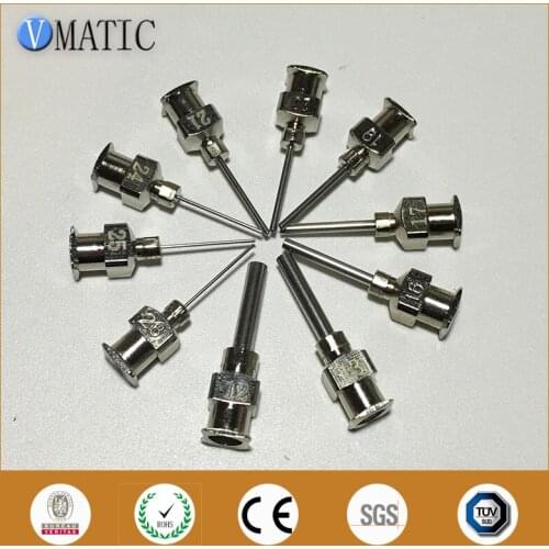 Free Shipping Stainless Steel Glue Dispensing Needle 1/2 Inch Mix Pack 10Pcs