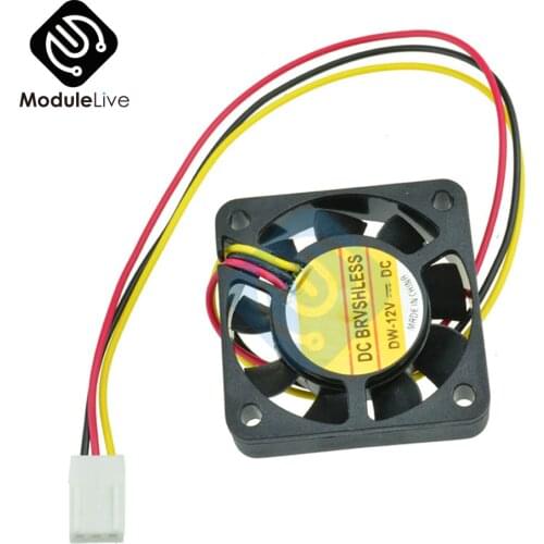 Computer Case Cooler 3Pin 12V 4CM 40MM PC CPU Cooling Cooler Fan Black Heat Sink Small Cooling Fan PC
