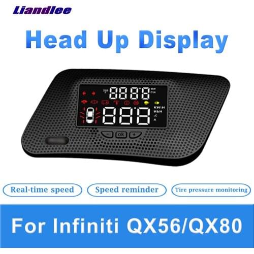 For Infiniti QX56/QX80 2010-2018 2019 2020 Car HUD Head Up Display Projector Windshield Auto Accessories Driving Speed Alarm