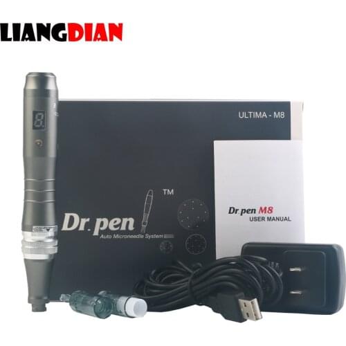 Dr pen Ultima M8 Wireless Derma Pen For Meso Microneedle Therapy Eyebrow Makeup AMTS With 10pcs Cartridges Needles Dr.pen M8