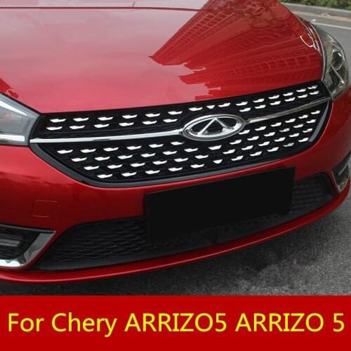 Gypsophila patch modified decorative front head net posted full of stars front face bright strip For Chery ARRIZO5 ARRIZO 5