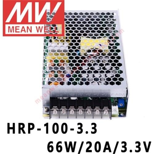 Mean Well HRP-100-3.3 meanwell 3.3V/20A/66W DC Single Output with PFC Function Switching Power Supply online store