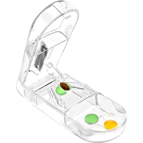 Mini Useful Portable Pill Case Pill Cutter Storage Box Tablet Cutter Splitter Pill Medicine Case Holder Dropshipping