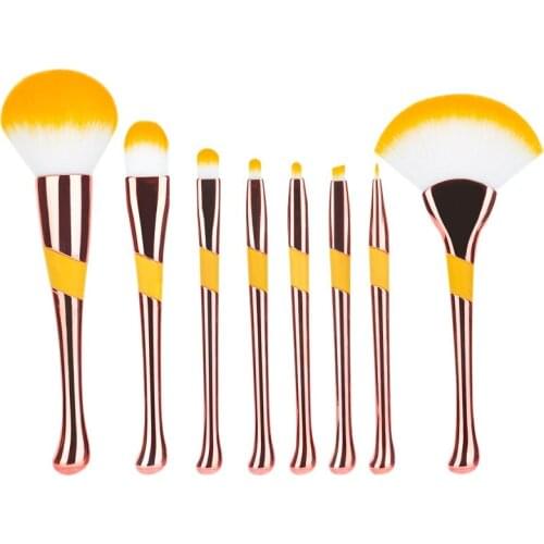 Makeup Brushes Set Eye Shadow Brush Blending Blush Lip Powder Eyeliner 8pcs Cosmestic Brushes Make Up Tools