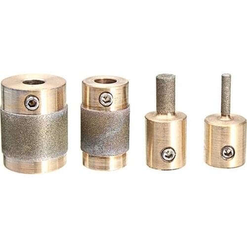 Glass Ceramic Grinding Tool Schleifbits Set Schleifkopf Grinder Head MCB18 Quality MCB14 Brass + Chrome Plated Schleifmaschine