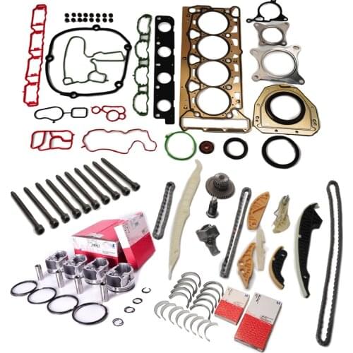Engine Pistons Rings Seals Rebuild Set Overhaul Rebuild Pistons Rings For VW AUDI SEAT SKODA 1.8 TSI CDA CDH CDAA CDAB CDHA CDHB