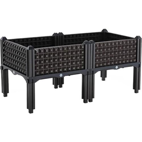 Balcony Planting Box Gardening Combination Planting Box Rectangular Plastic Flower Pot