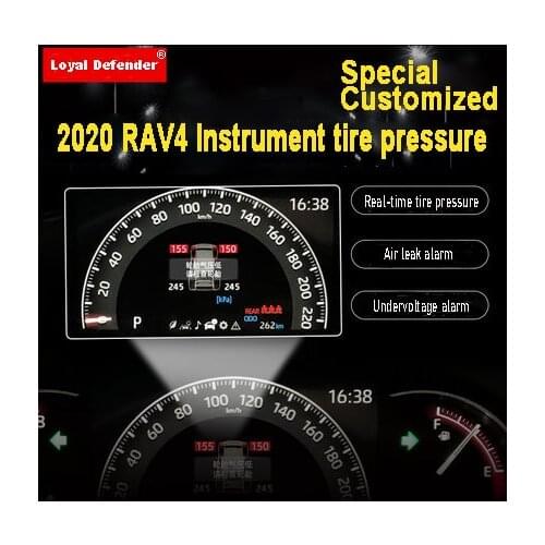 Loyal Defender New OBD TPMS tire pressure monitoring system for 2020 RAV4 Original car screen display intelligent security alarm
