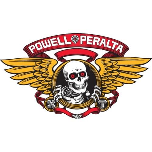 1PCS Fashion brand logo Skateboard Sticker-Old School Ripper-black bones brigade Gas Fuel Tank Cap Car Decal