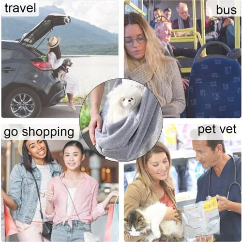 Slings Dog Carrier Comfort Shoulder Bag Outdoor Mesh Handbag Oxford Pet Travel Cats Tote Breathable Puppy Front Outdoor Cover